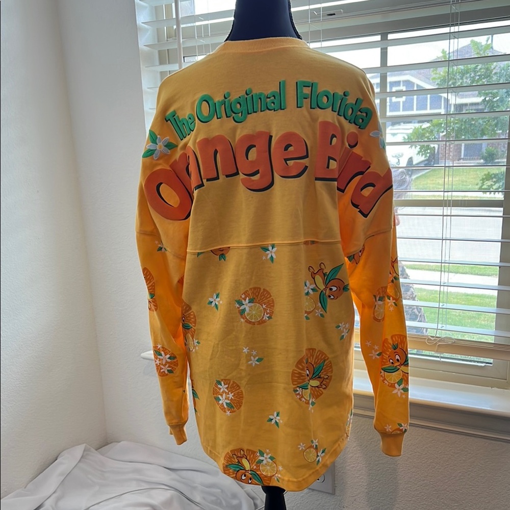 ✨Disney Parks Epcot Flower & Garden Festival Orange 🍊 Bird Spirit Jersey S✨ - Picture 7 of 9